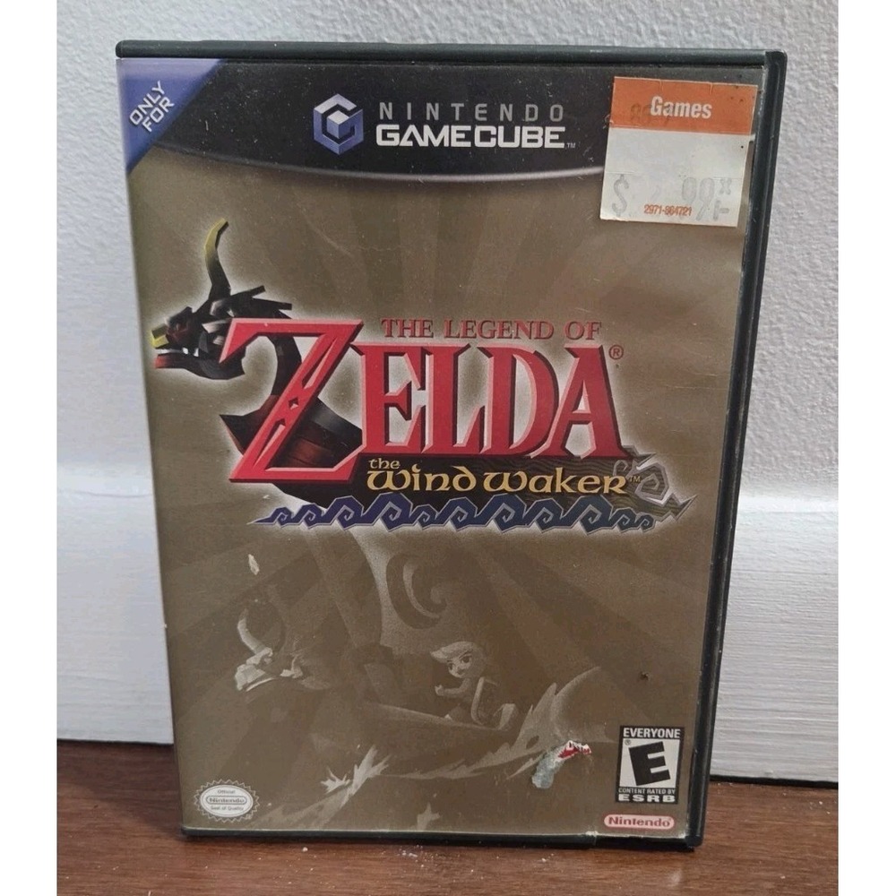 2003 GAMECUBE THE LEGEND OF ZELDA the Wind Walker Nintendo Game missing manual